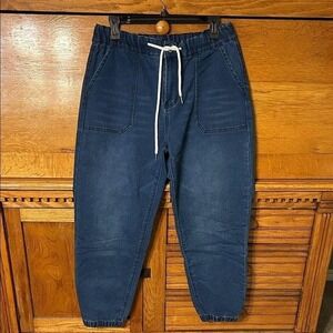 Athleisure Utility Comfort Denim Streetwear Forever 21 Womens Jogger Pants M/L
